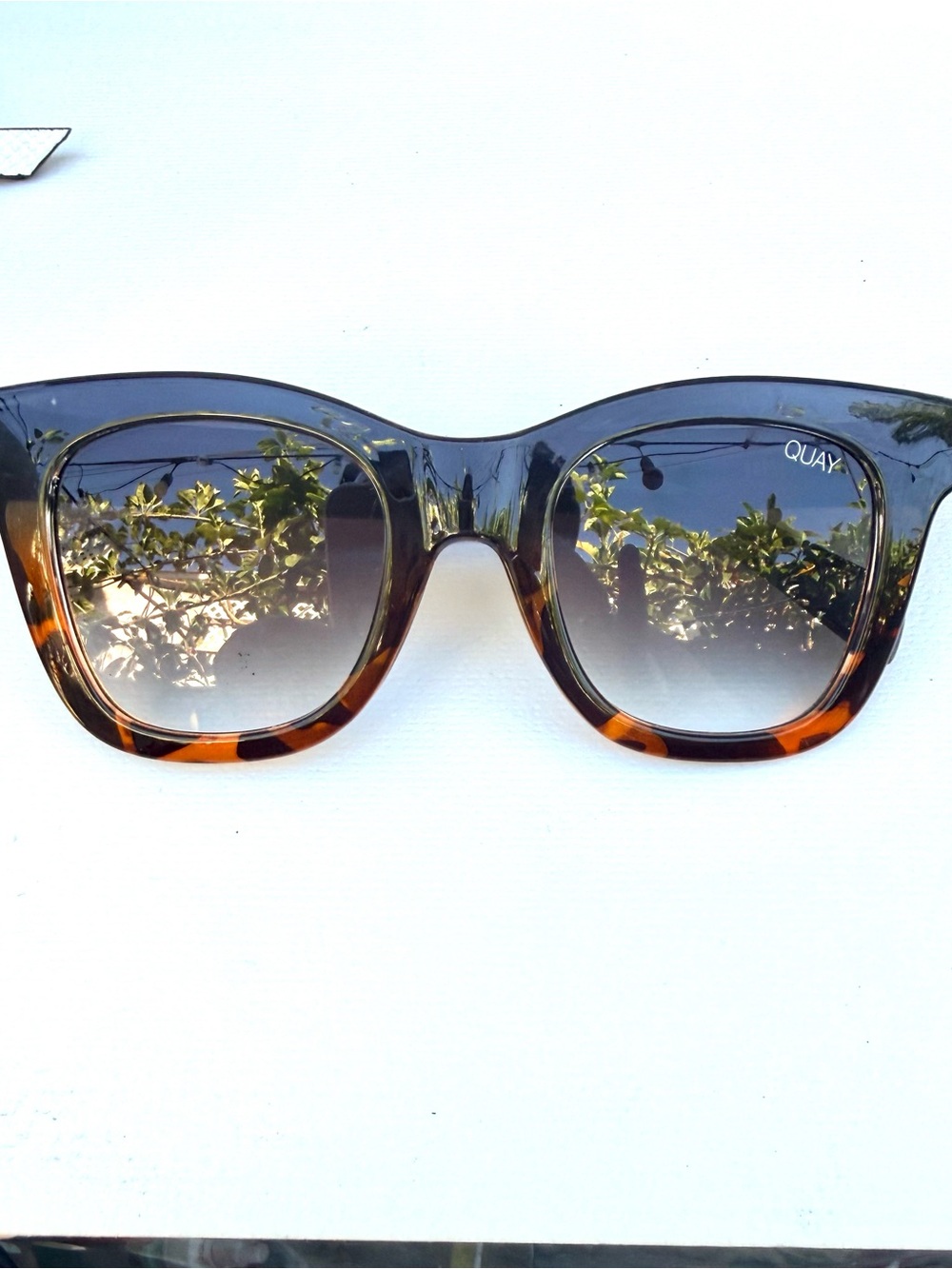 Quay Australia Night Shade Tortoiseshell Cat-Eye Sunglasses - Picture 6 of 6
